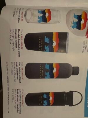 Custom 22oz Insulated Bottle with Carry Handle